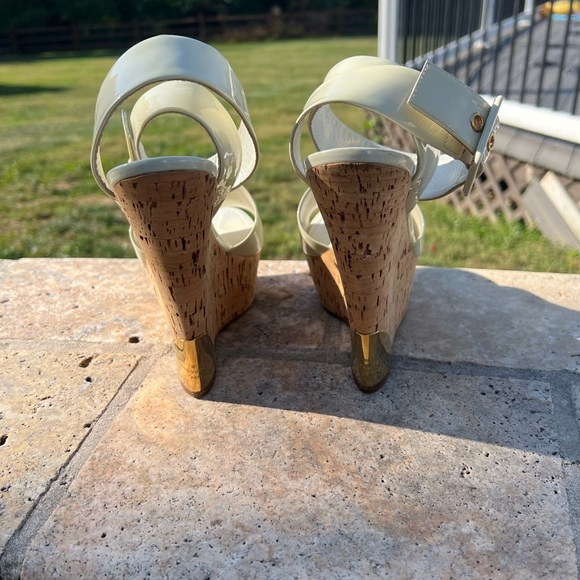 Louis Vuitton Wedge Buckle Strap Heels - Picture 2 of 11